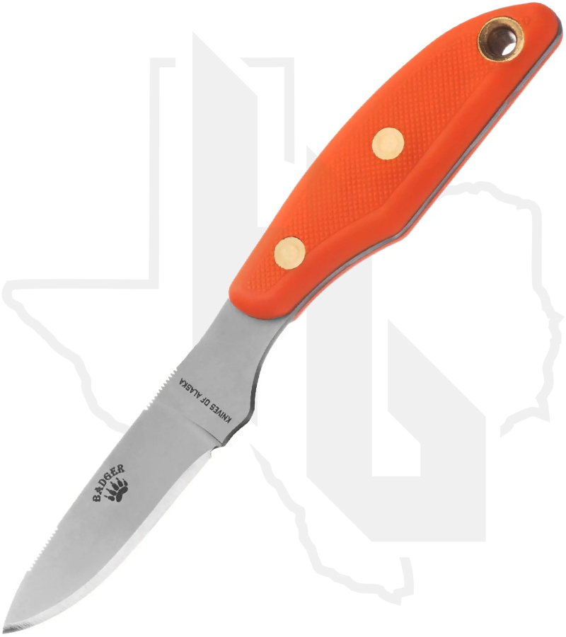 Knives of Alaska Badger 00041FG - Orange Suregrip