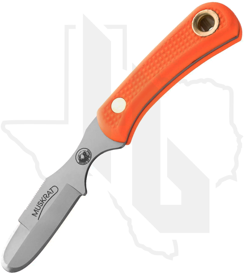 Knives of Alaska Muskrat 00055FG - Orange Suregrip
