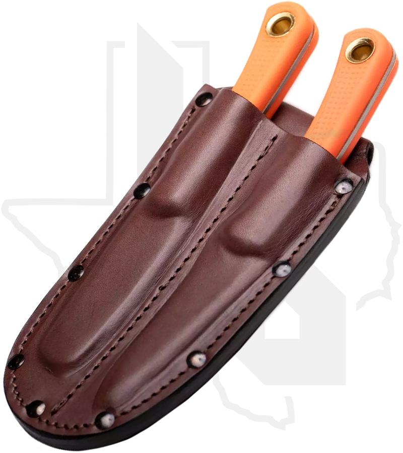 Knives of Alaska Muskrat and Cub Combo 00096FG - Orange Suregrip - Image 2