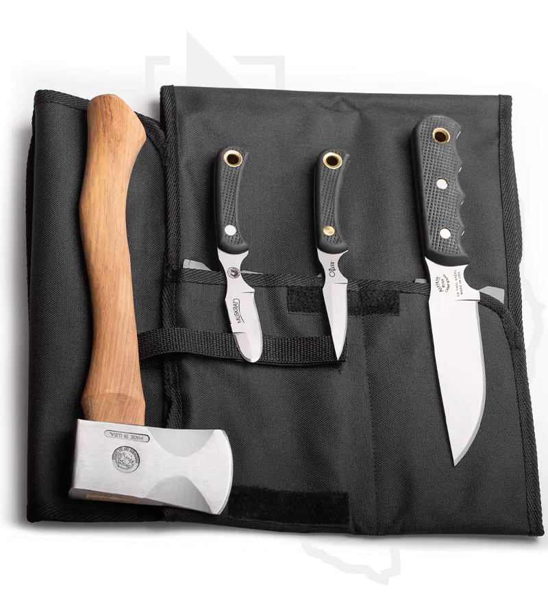 Knives of Alaska Hunter's Pro Pack 00250FG - Black Suregrip