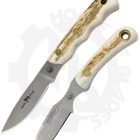 Knives of Alaska Alpha Wolf Muskrat Combo 00363FG - Stag, D2