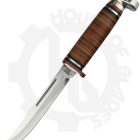 W.R. Case Utility Hunter 5In. 00381 - Brown, Stacked Leather