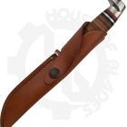 W.R. Case Utility Hunter 5In. 00381 - Brown, Stacked Leather - Image 3