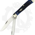 W.R. Case Trapper 02800 - Blue Bone, Rogers Corn Cob Jig
