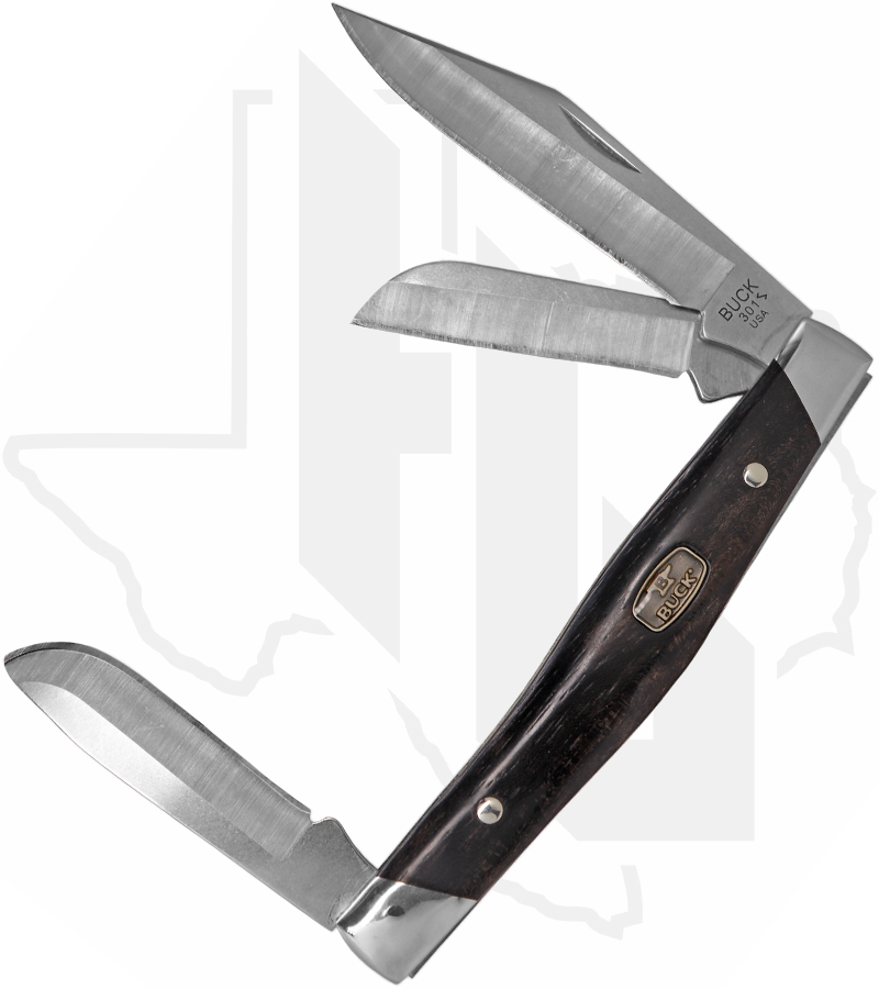 Buck Stockman 0301BRS2 - Ebony Wood