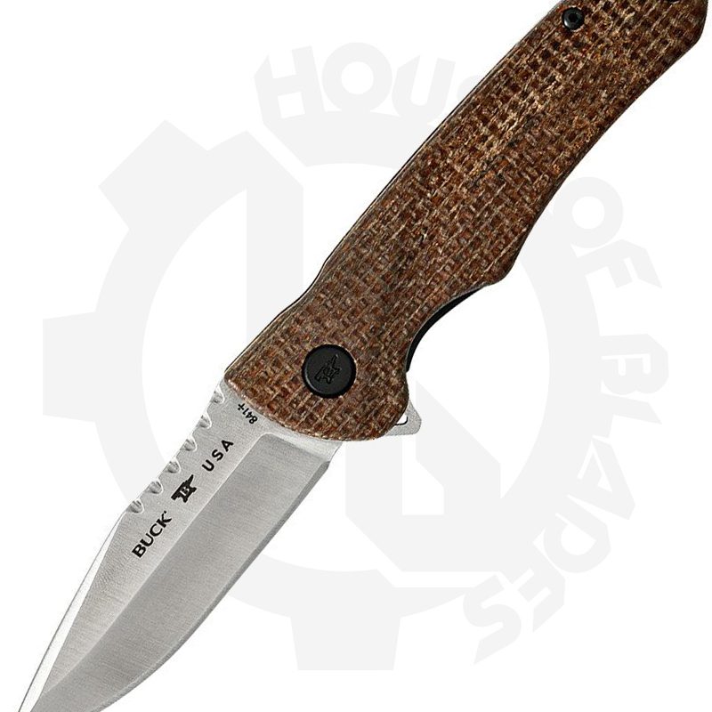 Buck Sprint Pro 0841BRS1 - Brown Micarta, Black Hardware