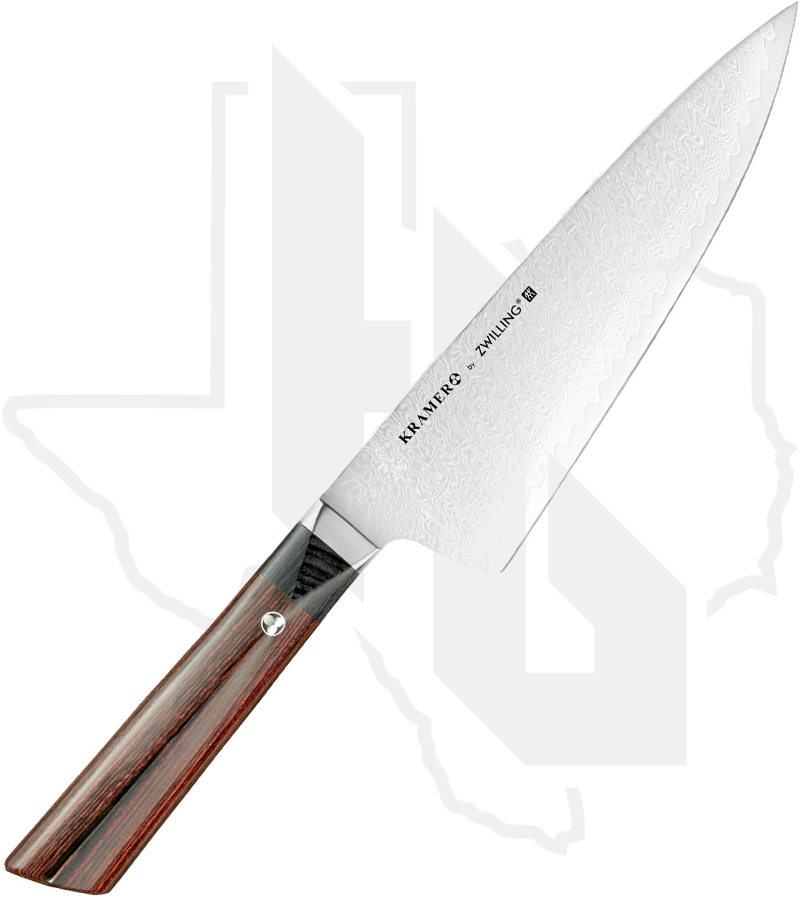Zwilling J.A. Henckels 8 in. Chef 1019090 - Meiji, Charcoal Pakkawood