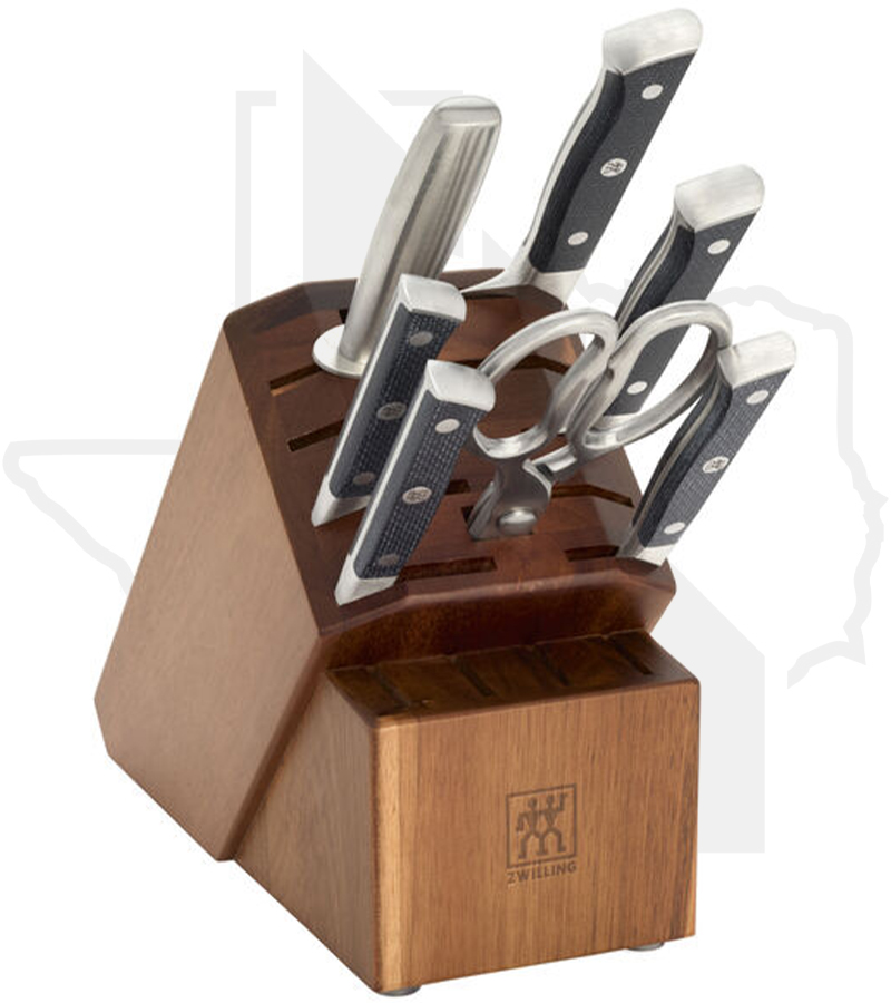 Zwilling J.A. Henckels 8 pc Block Set 1033922 - Jute Micarta