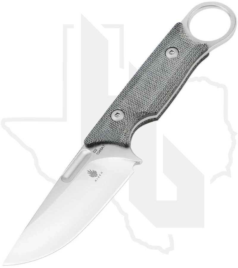 Kizer Cabox 1048A1 - Black Micarta