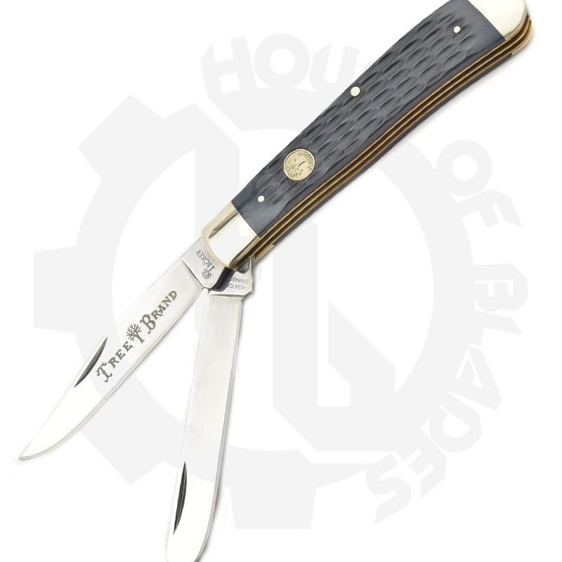 Boker TS Trapper 110733 - Jigged Black Bone