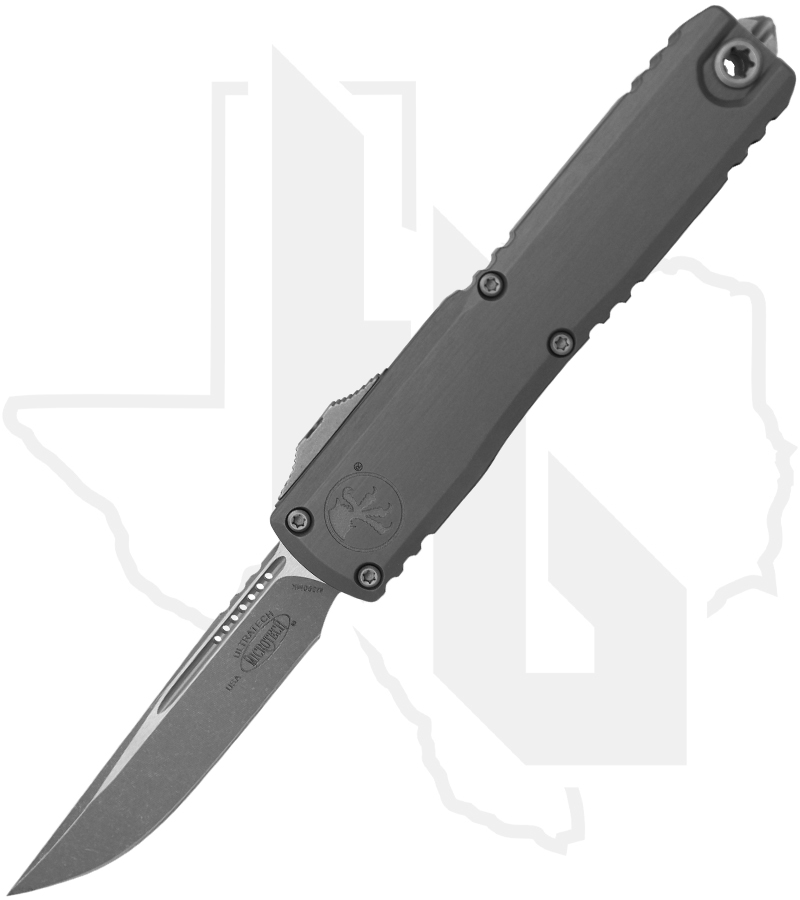 Microtech Ultratech ZBP 1121-10APNC - Single Edge, Apocalyptic Standard, Natural Clear