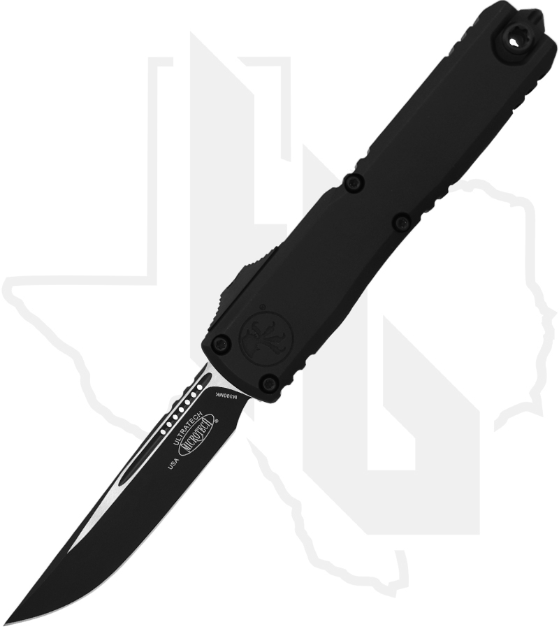 Microtech Ultratech ZBP 1121-1T - Single Edge, Black, Standard