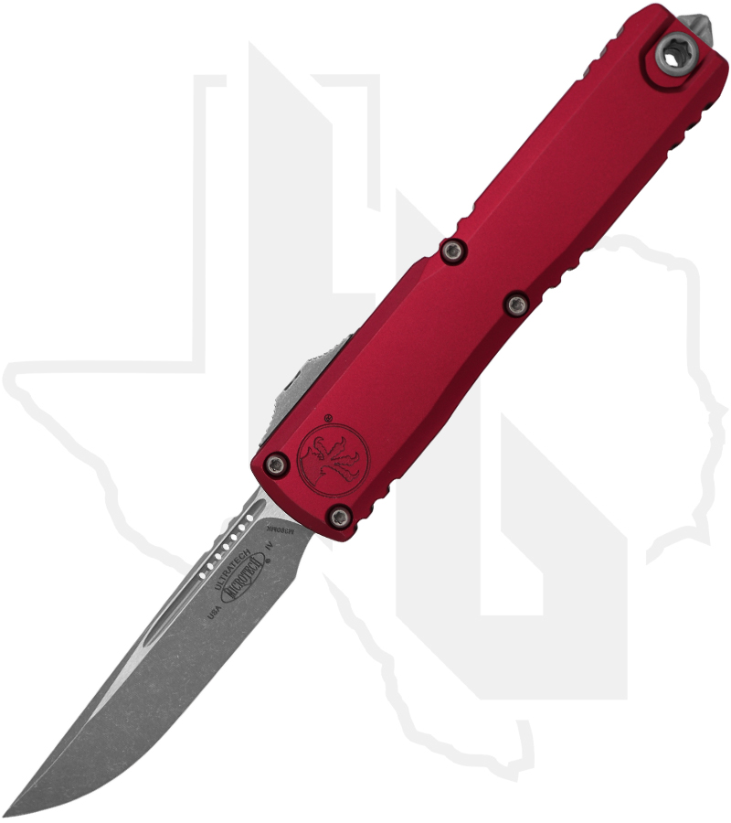 Microtech Ultratech 11214-10APMR - Single Edge, Apocalyptic, Merlot
