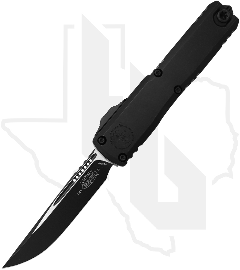 Microtech Ultratech 11214-1T - Single Edge, Black, Tactical Standard