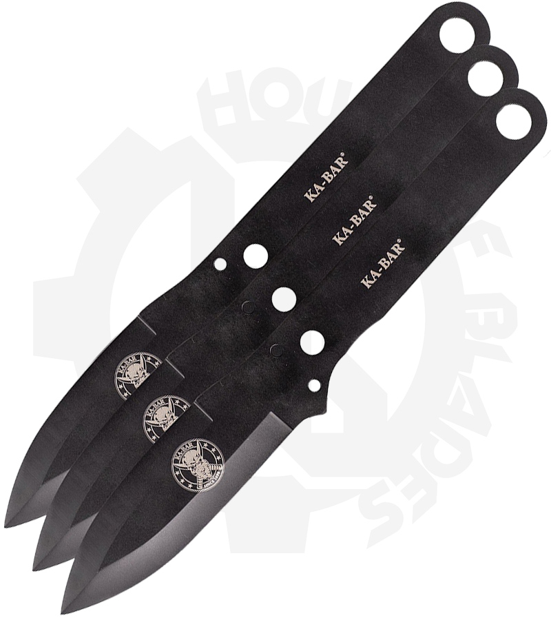KA-BAR Throwing Knife Set 1121 - Black