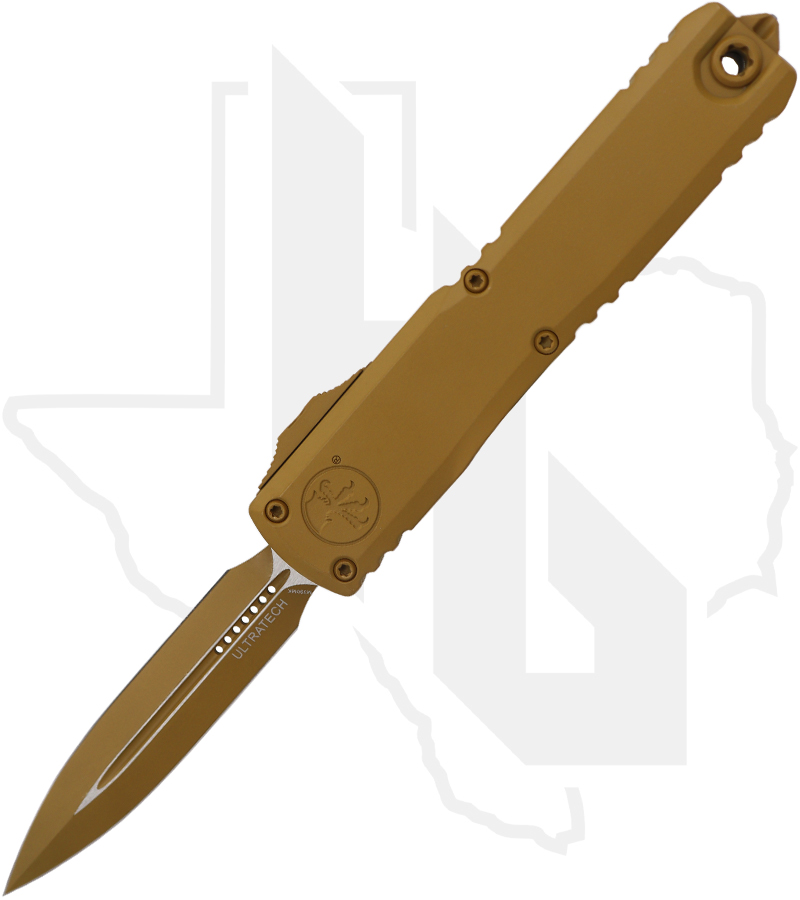 Microtech Ultratech ZBP 1122-1CRA - Double Edge, Tan Cerakote