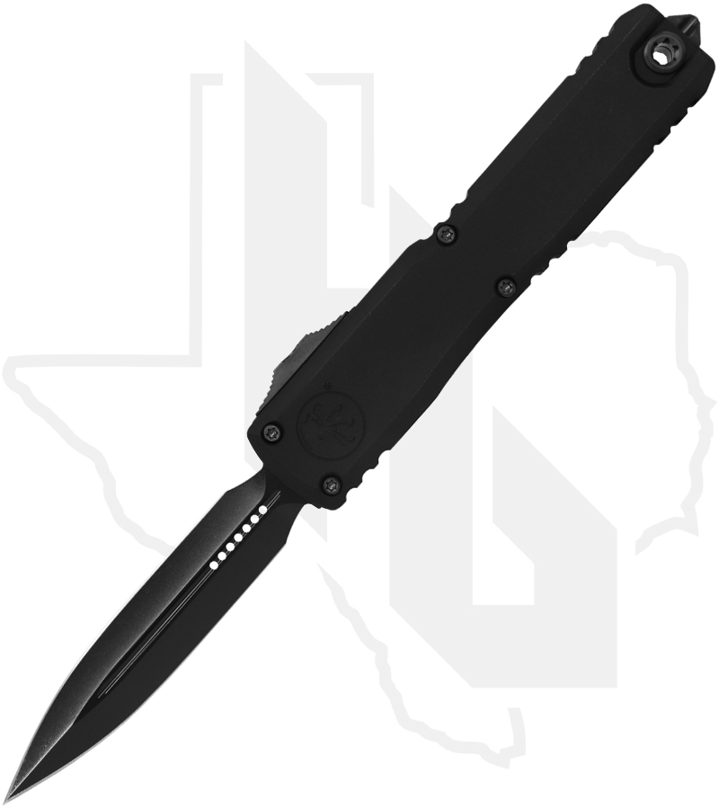 Microtech Ultratech ZBP 1122-1DLCTSH - Double Edge, Black, DLC, Shadow