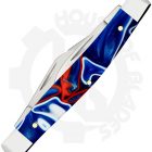 W.R. Case Medium Stockman 11223 - Patriotic Kirinite, Smooth - Image 3