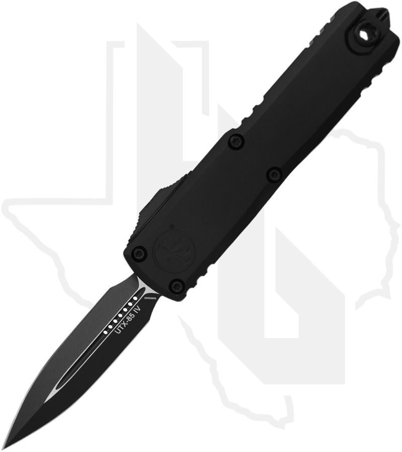 Microtech UTX-85 12324-1T - Double Edge, Black Tactical