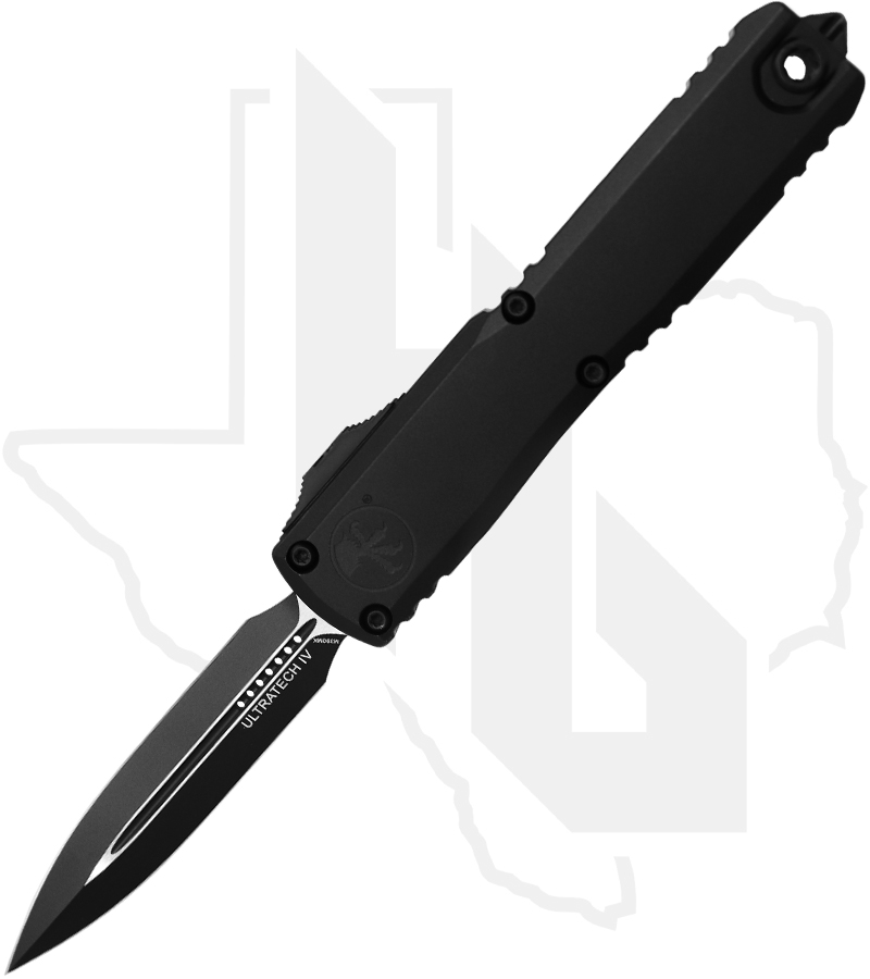 Microtech Ultratech 11224-1T - Double Edge, Standard Black, Tactical