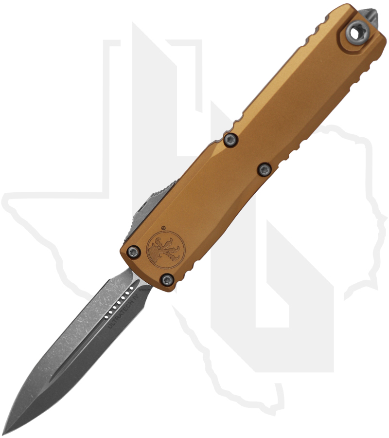 Microtech Ultratech 11224-10APTA - Double Edge, Tan, Apocalyptic