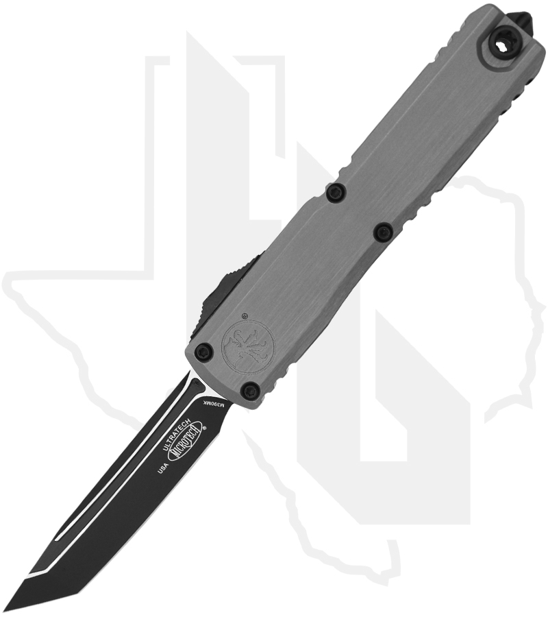 Microtech Ultratech ZBP 1123-1NC - Tanto Edge, Black, Natural Clear