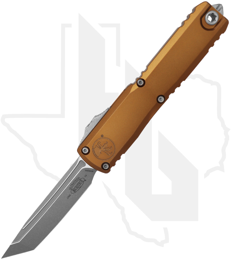 Microtech Ultratech 11234-10APTA - Tanto Edge, Apocalyptic, Standard Tan