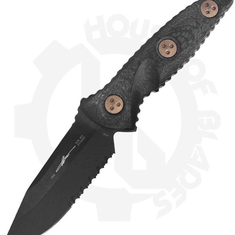 Microtech Socom Alpha 113M-2DLCCFS - Single Edge, DLC, Serrated