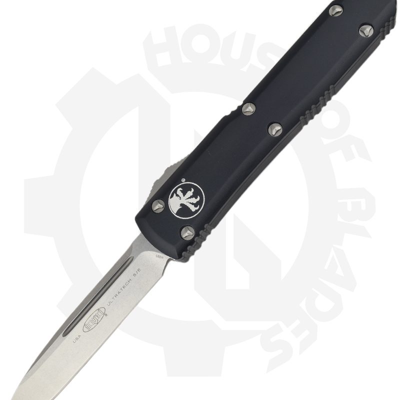 Microtech Ultratech 121-10 - Stonwash, Black