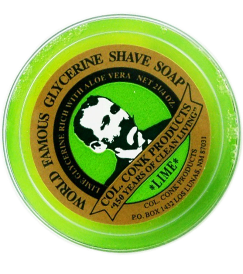 Colonel Ichabod Conk Shave Soap 122 - Lime Green