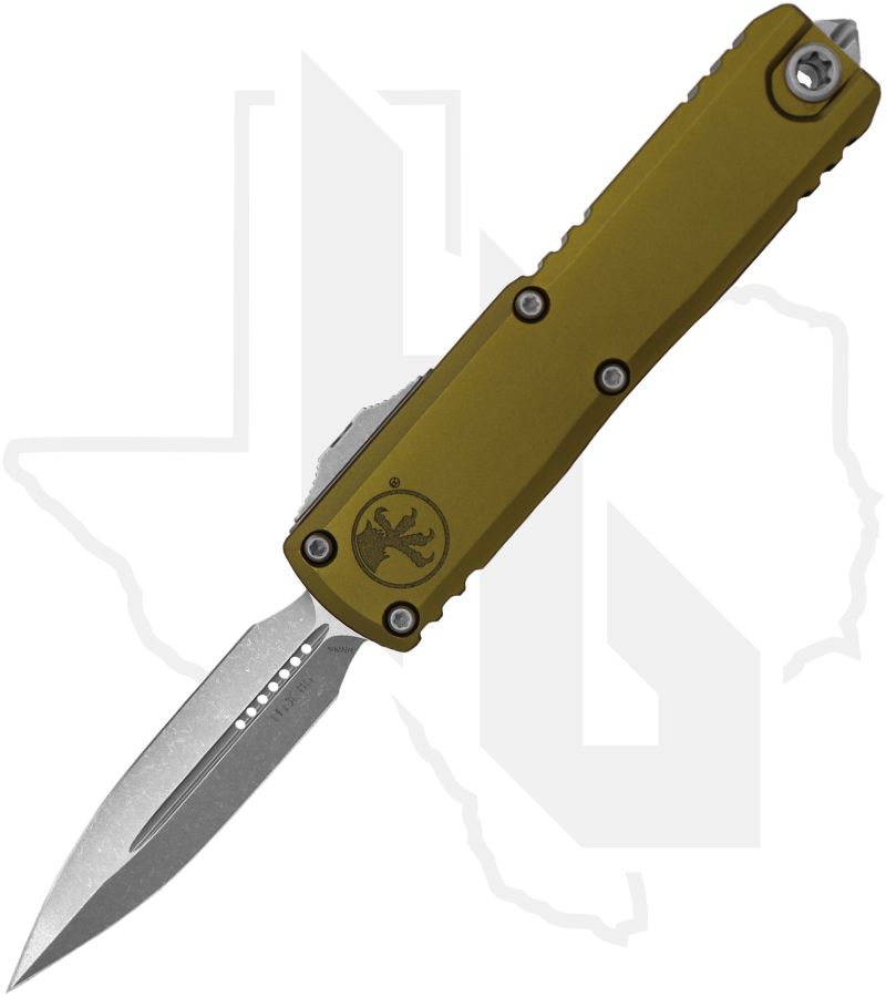 Microtech UTX-85 1232-10APOD - Double Edge, Apocalyptic, Standard, OD Green