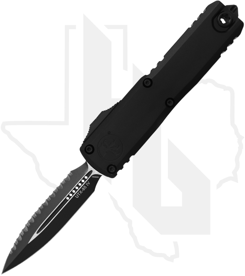 Microtech UTX-85 12324-3T - Double Edge, Black Tactical