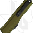 Microtech Cypher II 1241-1OD - Single Edge, Black Standard, OD Green - Image 2