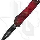 Microtech Cypher II 1242-1RDX51S - Double Edge, Red X-51