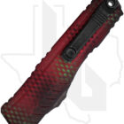 Microtech Cypher II 1242-1RDX51S - Double Edge, Red X-51 - Image 2