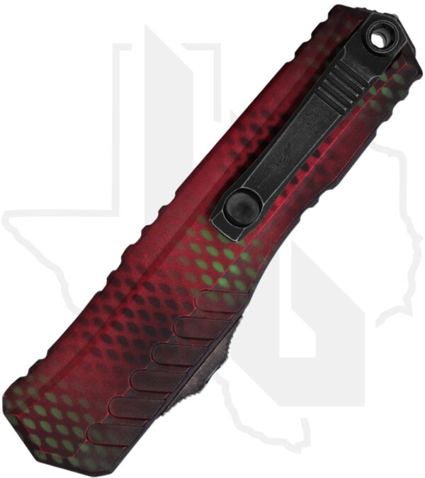 Microtech Cypher II 1242-1RDX51S - Double Edge, Red X-51 - Image 2