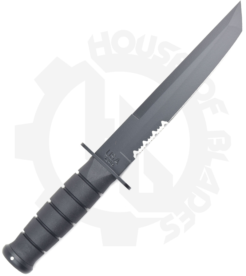 KA-BAR Tanto Fighting Utility Knife 1245 - Black, Tanto