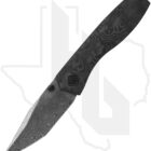 Ocaso Knives Delos 12IBK - Black Dunes Fat Carbon Fiber, Titanium
