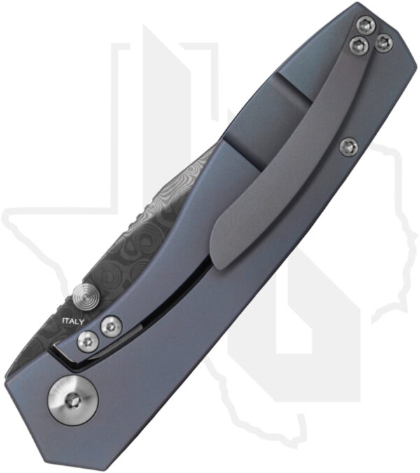 Ocaso Knives Delos 12IBL - Dark Matter Blue Fat Carbon Fiber, Titanium - Image 2