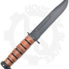 KA-BAR Dog's Head Utility Knife 1317 - Stacked Leather