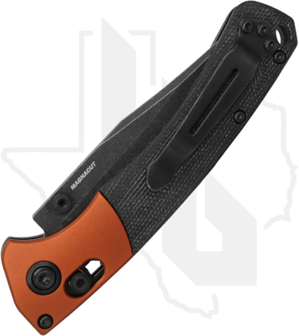 Benchmade Mini Crooked River 15085BK-04 - Black Micarta, Copper - Image 2