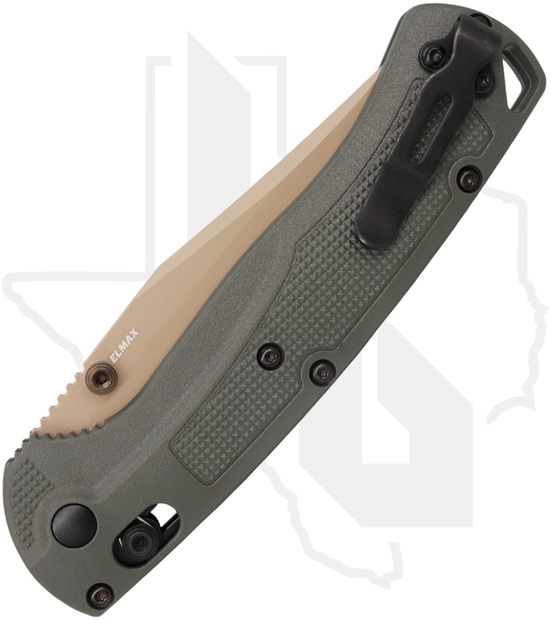 Benchmade Taggedout 15536TN-02 - Deep Olive Grivory - Image 2