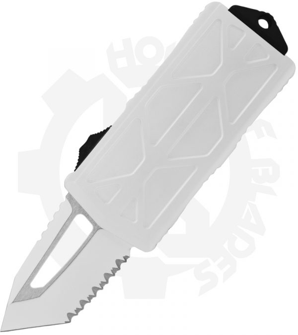 Microtech Exocet Stormtrooper 158-3st - White, Tanto, Serrated