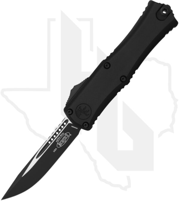 Microtech Hera II Mini 1703M-1T - Single Edge, Black Tactical