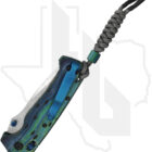 Benchmade Mini Adira 18065-2501 - Blue, Green Micarta - Image 2