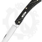 W.R. Case Sod Buster Jr. 18229 - Black Jigged Synthetic