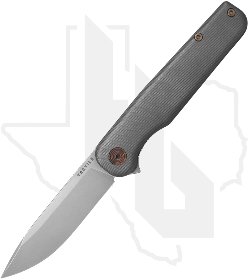 Tactile Knife Co. Rockwall Flipper 20-RW-MCST-TTBG - Slate Gray
