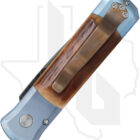 Protech Godson Custom 2025-GODSON-CUSTOM-004 - Bark, Blue Titanium, Damascus - Image 2