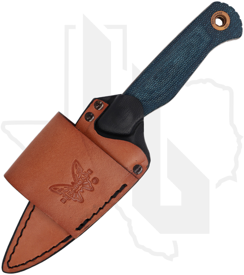 Benchmade Dacian 203-04 - Blue Denim Micarta, Stonewash - Image 3