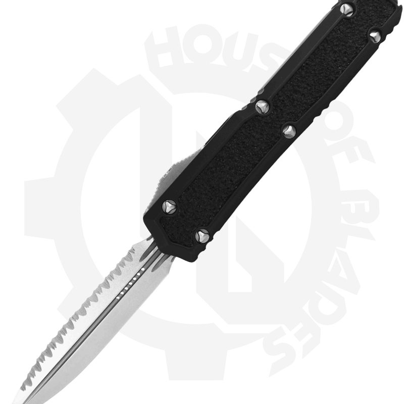 Microtech Makora I 206-12S - Double Edge, Fully Serrated